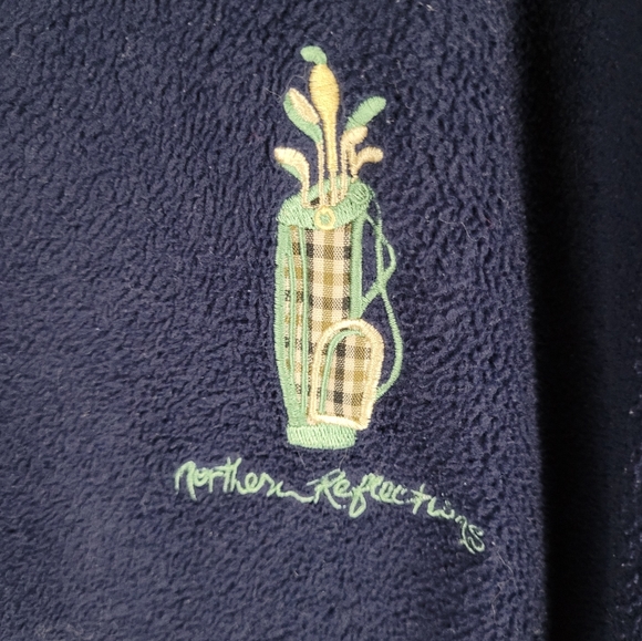 NORTHERN REFLECTIONS | vintage golf full zip fleece jacket - Picture 3 of 10